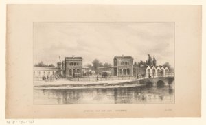 Gare du chemin de fer du Rhin à Amsterdam - Johannes Hilverdink (possibly)