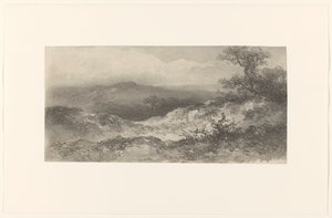 Paysage de dunes - Johannes Hilverdink