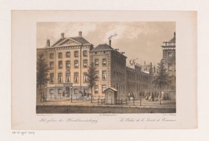Siège de la Compagnie de Commerce à Amsterdam (Het gebouw der Handelmaatschappij) - Johannes Hilverdink