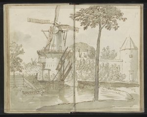 Moulin de Delft au Spoorsingel - Johannes Huibert Prins