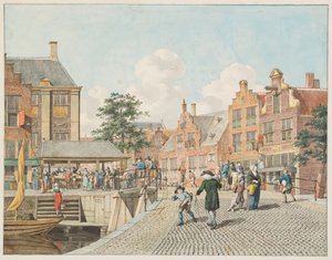 Vue urbaine hollandaise - Johannes Huibert Prins