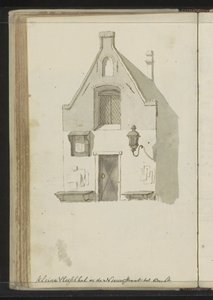 Façade de la Petite Halle aux Viandes sur la Lange Nieuwstraat à Utrecht