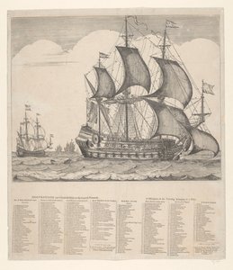 Description du navire gréé avec son gréement courant - Johannes Jacobsz van den Aveele