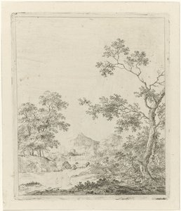Paysage avec pêcheur - Johannes Janson