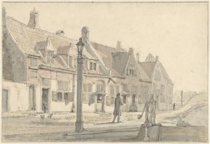 Près de la Koepoort à Delft - Johannes Jelgerhuis