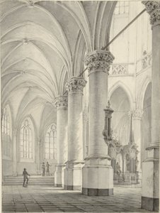 Intérieur de la Nieuwe Kerk à Delft
