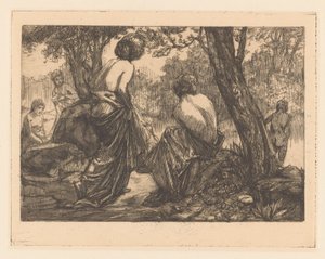 Femmes se baignant - Johannes Josephus Aarts