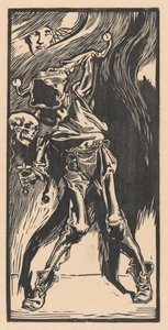 La Mort en arlequin, jouant au bilboquet - Johannes Josephus Aarts