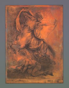 La mort en centaure avec arc et flèche