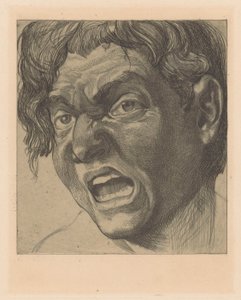 Homme bâillant