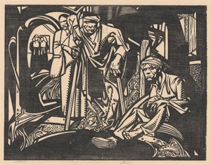 Blessés dans une église - Johannes Josephus Aarts