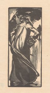 Femme marchant vue de dos