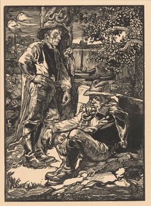 Travailleurs de polder au repos - Johannes Josephus Aarts