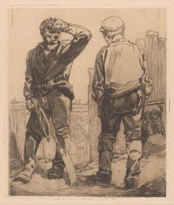 Deux travailleurs - Johannes Josephus Aarts