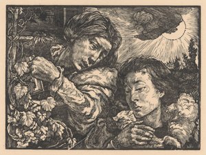 Deux femmes près d