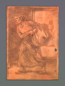 Femme portant une balle
