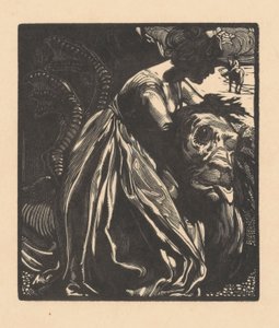 Femme avec monstre