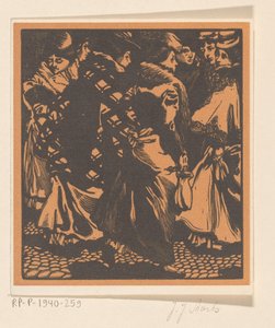 Sept femmes dans la rue
