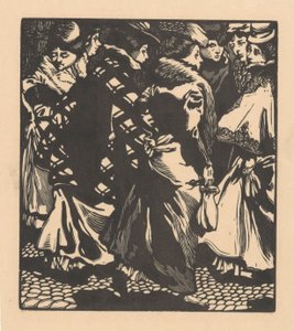Sept femmes dans la rue