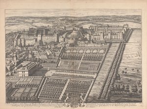 Une perspective de la maison à Windsor, appartenant à son Altesse Charles Beauclerck - Johannes Kip