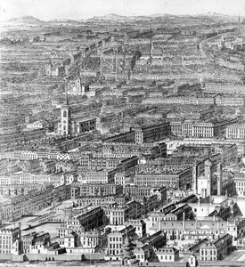 Une perspective de la ville de Londres, 1710 - Johannes Kip