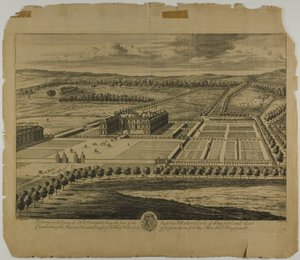 Althorp dans le comté de Northampton, planche 27 de Britannia Illustrata