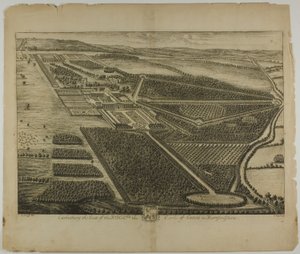 Cashiobury, planche 28 de Britannia Illustrata