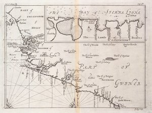 Carte de la Sierra Leone, Afrique - Johannes Kip