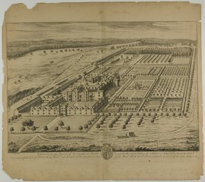 Knowle dans la paroisse de Sevenoaks dans le Kent, planche 24 de Britannia Illustrata