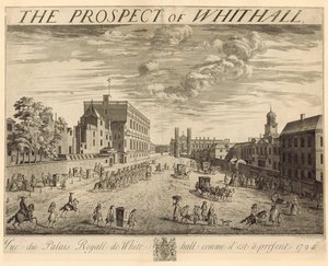 Le plan de Whitehall, 1724 - Johannes Kip