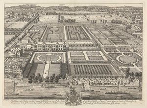 Vue de Beaufort House et Chelsea 1699