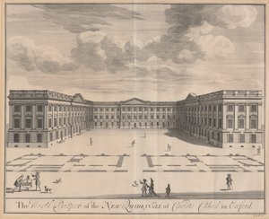 La perspective nord du nouveau quadrilatère de Christ Church à Oxford