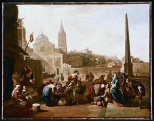 La Piazza del Popolo, Rome
