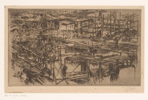 Chantier avec échafaudages - Johannes Löhr