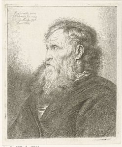 Vieil homme avec barbe - Johannes Mock