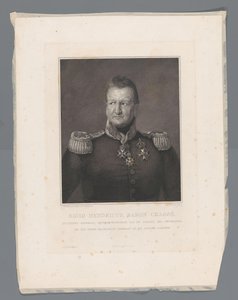David Hendricus, baron Chassé, Lieutenant-Général, commandant en chef de la Citadelle d