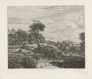 Paysage rocheux - Johannes Pieter de Frey