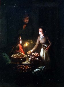 Le vendeur de fruits - Johannes Rosiere
