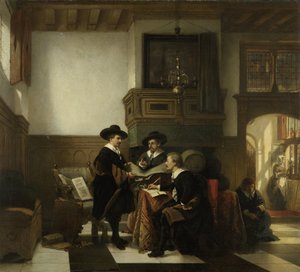 Les maîtres de la guilde des drapiers de Leyde