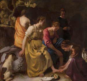 Diana und ihre Nymphen - Johannes Vermeer
