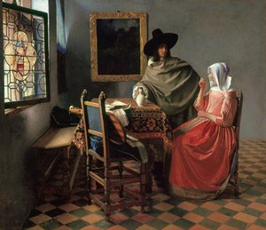 Das Weinglas - Johannes Vermeer