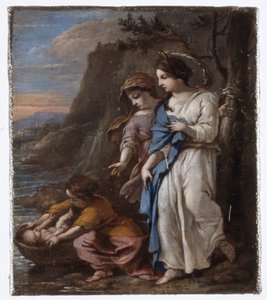 La découverte de Moïse - Johannes Voorhout (I)