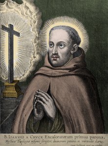 Saint Jean de la Croix (Juan de Yepes Alvarez, Juan de la Cruz) (1542-1591) - gravure de Vorstermann