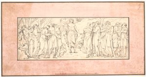 Le Sermon sur la montagne. Esquisse pour un relief disparu de l