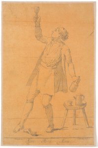 Portrait de Jens Juel? Kalke - Johannes Wiedewelt