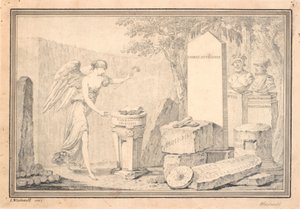 Vignette de titre pour Snorre Sturleson (éd. G. Schiøning) : Heimskringla, vol. I, 1778 - Johannes Wiedewelt
