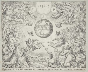 Adoration de la Trinité au ciel