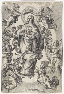 Assomption de Marie - Johannes Wierix