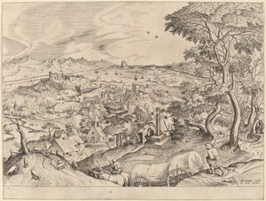 Le chariot belge - Johannes and Lucas van Doetechum after Pieter Bruegel the Elder
