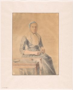 Portrait de Catharina van Eck - Johannes de Koning (signed by artist)